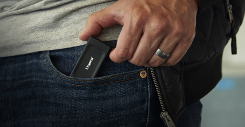Dysk zewnętrzny SSD Kingston XS1000 (2TB; USB 3.2 Gen 2; black; SXS1000/2000G) - Galeria zdjęcie 6