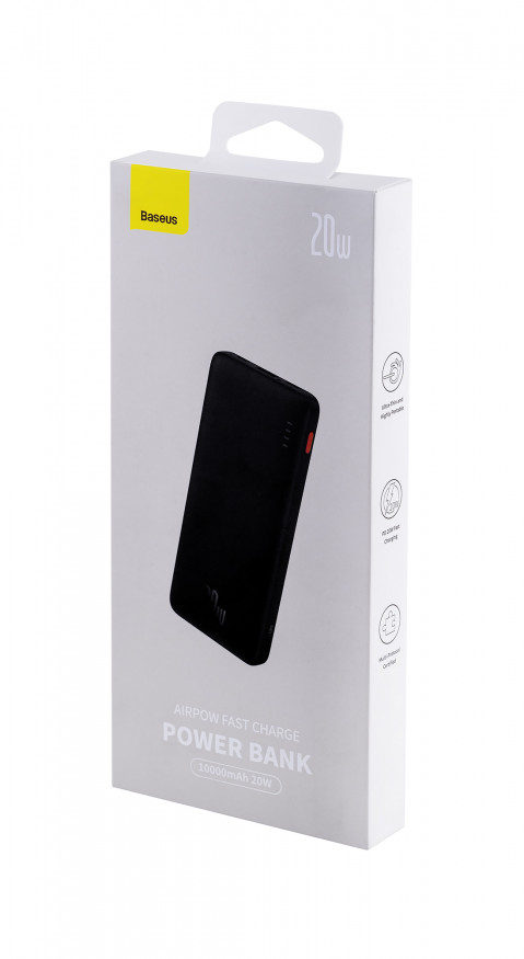 BASUES POWERBANK AIRPOW 10000MAH 20W (CZARNY) - Galeria zdjęcie 10