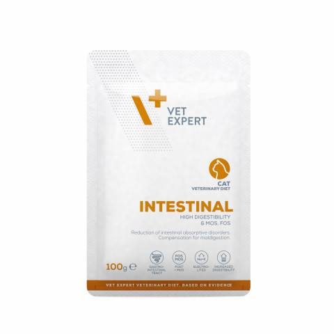 VET EXPERT Veterinary Diet Intestinal Cat - mokra karma dla kota - 100g - Galeria zdjęcie 1