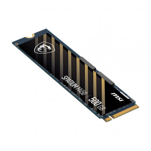 Dysk SSD MSI SPATIUM M450 500GB PCIe 4.0 NVMe M.2 (S78-440K190-P83) - Galeria zdjęcie 3