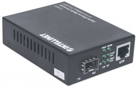 INTELLINET MEDIA KONWERTER 10/100/1000BASE SFP - Galeria zdjęcie 2
