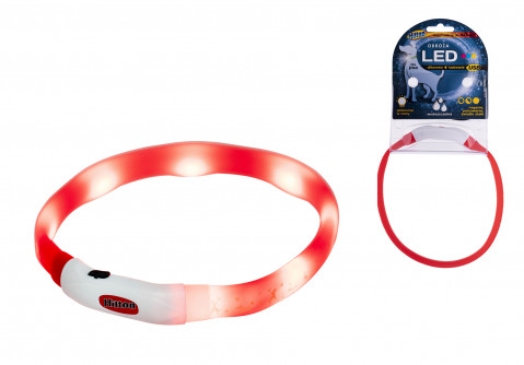 HILTON LED Obroża Silikonowa 1,4x0,8x40cm z USB dla psa - Galeria zdjęcie 8
