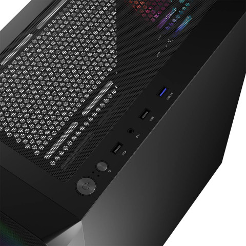 LOGIC OBUDOWA LOGIC PORTOS ARGB MIDI USB 3.0 BLACK - Galeria zdjęcie 16