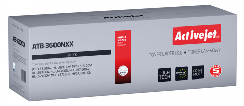 Activejet ATB-3600NXX Toner do drukarek Brother; ZamiennikBrother TN3600XXL; Supreme; 11000 stron; czarny) - Galeria zdjęcie 1