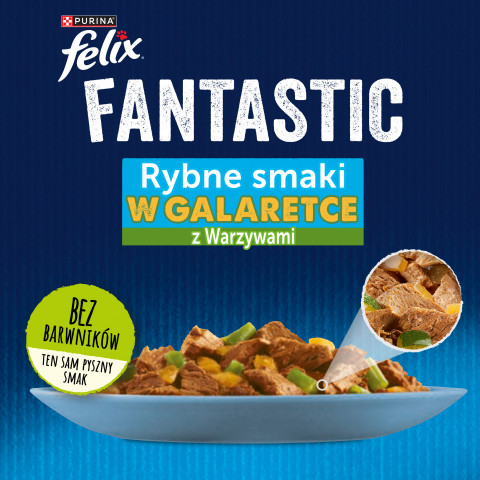 FELIX Fantastic Ryba z warzywami - mokra karma dla kota - 4x85g - Galeria zdjęcie 10