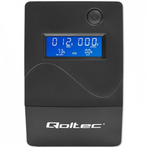 QOLTEC ZASILACZ AWARYJNY UPS 450VA | 240W | LCD - Galeria zdjęcie 9