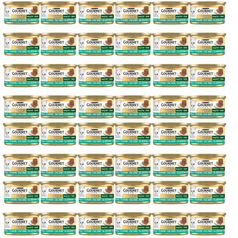 PURINA Gourmet Gold królik - mokra karma dla kota - 48x85g - Galeria zdjęcie 1