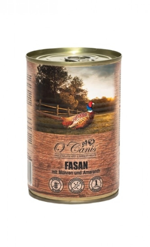 O'CANIS Bażant z marchewką - mokra karma dla psa - 400 g - Galeria zdjęcie 1