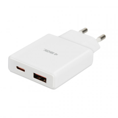 IBOX ŁADOWARKA UNIWERSALNA C-43 PD30W SLIM WHITE - Galeria zdjęcie 1