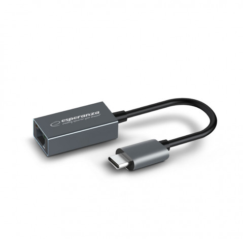ESPERANZA ETHERNET ADAPTER USB C-RJ45 ENA102 - Galeria zdjęcie 1