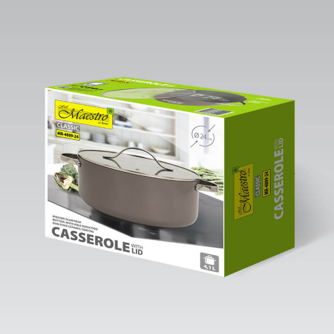 Garnek z pokrywką 24 cm 4,1L MAESTRO MR-4009-24 - Galeria zdjęcie 7