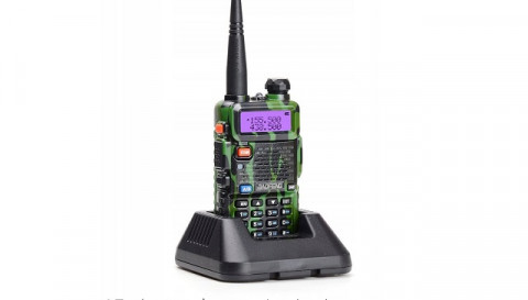 Krótkofalówka Baofeng UV-5R HTQ Camo, Radiotelefon Walkie Talkie Skaner Kamuflaż - Galeria zdjęcie 4
