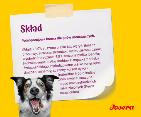 JOSERA MiniJunior - sucha karma dla szczeniąt małych ras - 10 kg + 2x900 g GRATIS! - Galeria zdjęcie 15