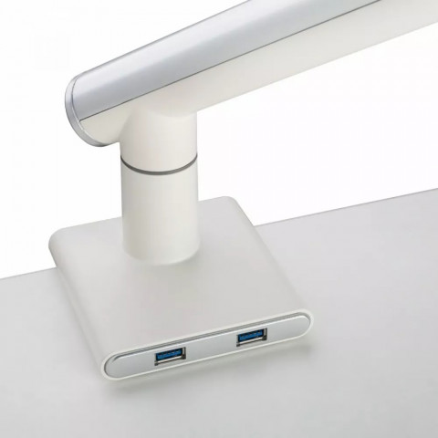 Uchwyt biurkowy gazowy do 1 monitora LED/LCD 17-32" L-19GD ART (2-9kg 2xUSB 3.0 PREMIUM ALU) - Galeria zdjęcie 6