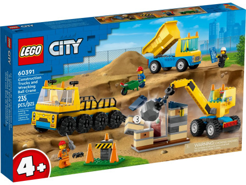 LEGO City 60391 Ciężarówki i dźwig z kulą wyburzeniową - Galeria zdjęcie 1