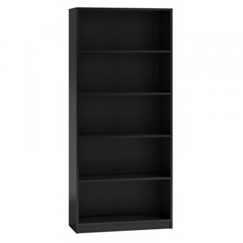 REGAŁ NA KSIĄŻKI 80 CM CZARNY - Galeria zdjęcie 1