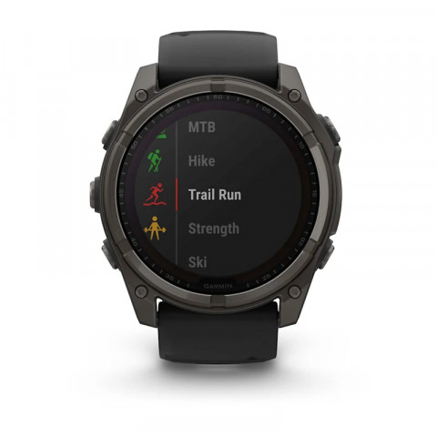 Zegarek Garmin Fenix 8 Solar Sapphire Titanium Carbon Grey DLC Black - Galeria zdjęcie 7