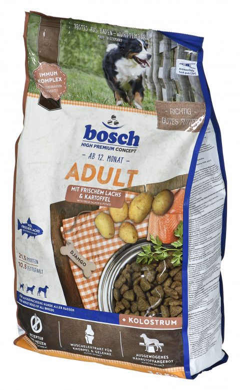 BOSCH Adult Fresh Salmon & Potato - świeży łosoś i ziemniaki 3kg - Galeria zdjęcie 2