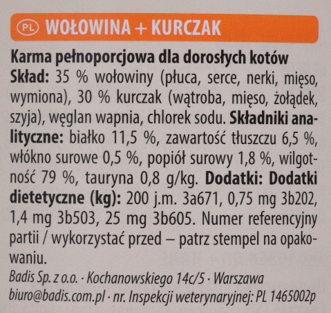 ANIMONDA Carny Adult wołowina i kurczak - mokra karma dla kota - 800g - Galeria zdjęcie 2