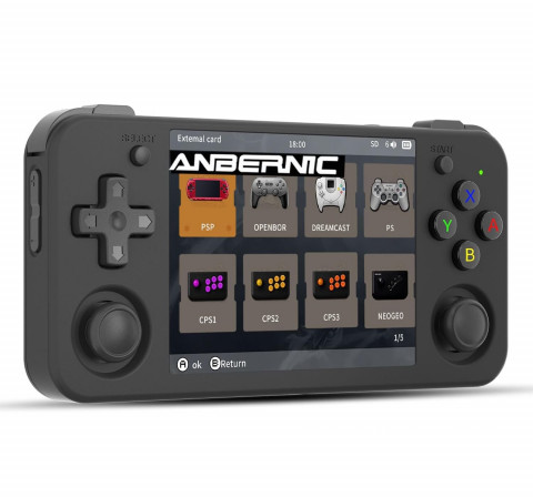 Przenośna konsola retro ANBERNIC RG35xx H BLACK - Galeria zdjęcie 1