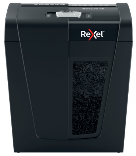 Rexel Niszczarka Secure X8 (P-4), 8 kartek, 14 l kosz - Galeria zdjęcie 1