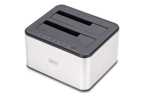 DIGITUS Stacja dokująca USB 3.0 z dwoma dyskami twardymi SATA 2,5"/3,5 - Galeria zdjęcie 1