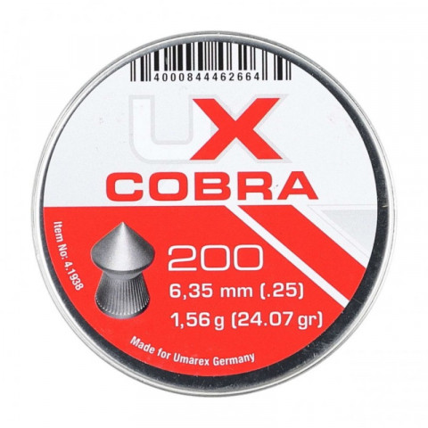 Śrut 6,35 Umarex Cobra Pointed Ribbed 200 szt. - Galeria zdjęcie 1