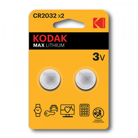 KODAK BATERIE LITOWE KCR2032 X 2SZT - Galeria zdjęcie 1