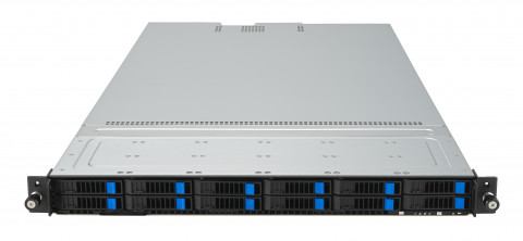 Platforma Asus Rack (1U) RS500A-E12-RS12U/1600W AMD Epyc 9004 (12x NVMe, 2xGPU, 2x1Gbe, IPMI, 1+1 1600W) - Galeria zdjęcie 4
