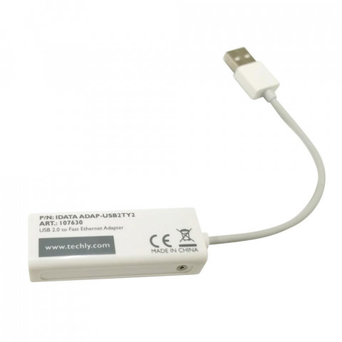 TECHLY KARTA SIECIOWA ADAPTER USB-A 2.0 NA RJ45 10 - Galeria zdjęcie 3