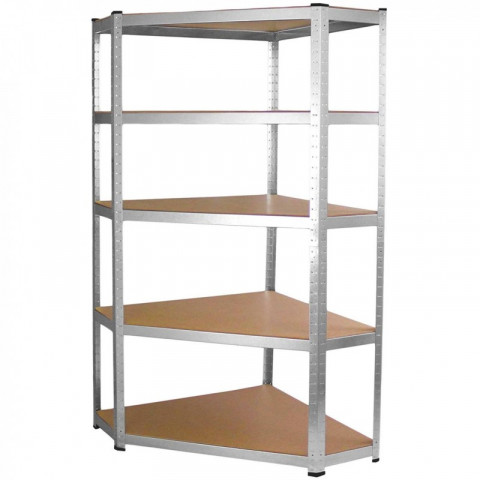 REGAŁ MAGAZYNOWY NAROŻNY METALOWY GC9030 30cm - Galeria zdjęcie 2