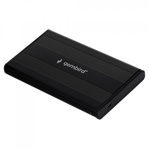 Obudowa Gembird 2.5" NA DYSK SATA USB 2.0 czarna aluminium EE2-U2S-5 - Galeria zdjęcie 1
