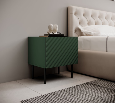 Szafka nocna ONDA 2szt. 50x40xH54 zieleń - Galeria zdjęcie 3