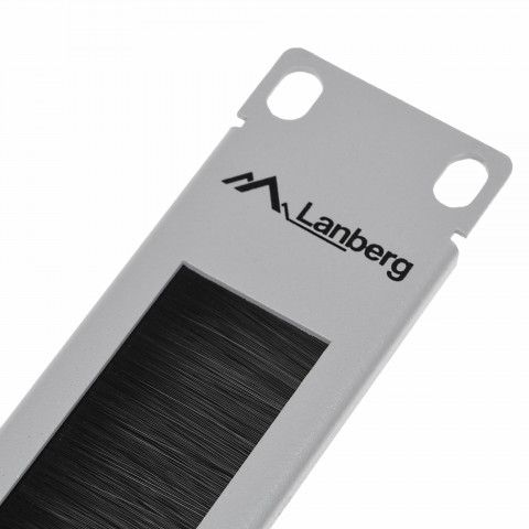 Lanberg panel szczotkowy do szaf 19" 1u szary ak-1101-s - Galeria zdjęcie 3