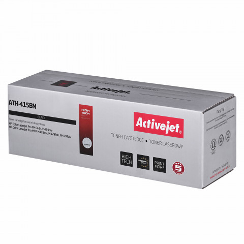Activejet ATH-415BNX Toner do drukarek HP; Zamiennik HP 415X HP415X W2030X; Supreme; 7500 stron; czarny - Galeria zdjęcie 3