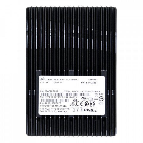 Micron 7450 PRO 3.84TB NVMe MTFDKCC3T8TFR - Galeria zdjęcie 1
