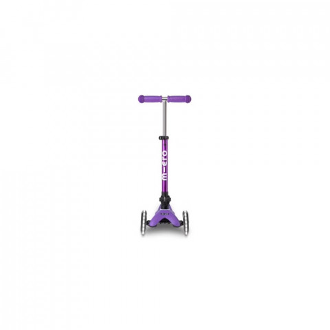 Micro hulajnoga składana Mini DELUXE LED Purple - Galeria zdjęcie 5