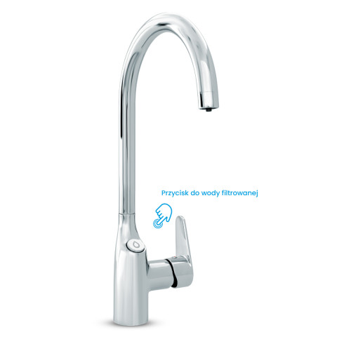 System filtrujący wodę kranową Dafi Flow Comfort D-1 z baterią trójdrożną COMO (chrom) - Galeria zdjęcie 2