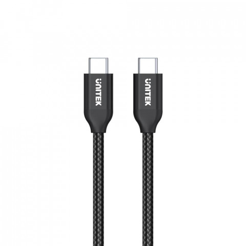 UNITEK KABEL USB-C - USB-C, PD 100W, C14059BK - Galeria zdjęcie 3