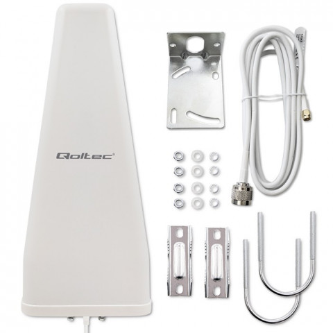 QOLTEC ANTENA 4G LTE DUAL | 14DBI | DOOKÓLNA - Galeria zdjęcie 7