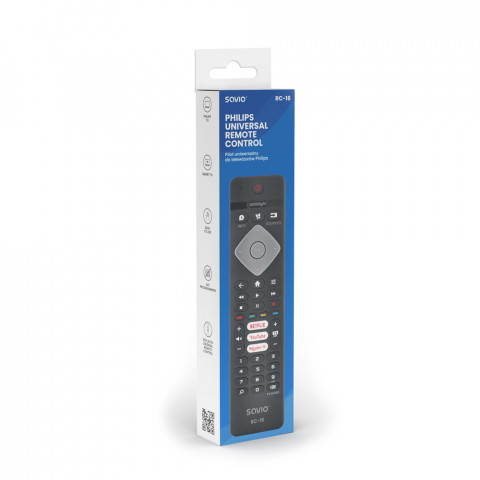 SAVIO PILOT ZAMIENNIK DO TV PHILIPS SMART TV RC-16 - Galeria zdjęcie 3