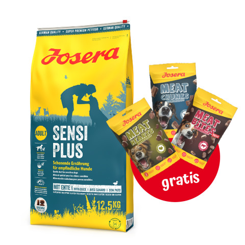 JOSERA Adult SensiPlus - sucha karma dla psa - 12,5kg + GRATIS! - Galeria zdjęcie 1