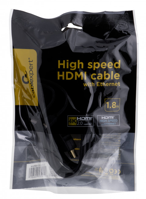 Kabel do monitora hdmi v.1.4 (19pin) m/m 1.8m cc-hdmi4-6 - Galeria zdjęcie 3