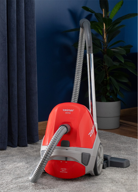 ODKURZACZ ZVC 3501R Antek 900W 3,5L CZERWONY - Galeria zdjęcie 12