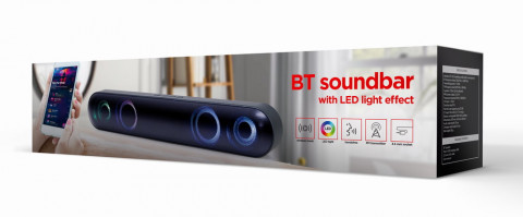 GEMBIRD GŁOŚNIK SOUNDBAR 2X 5W BT, CZARNY - Galeria zdjęcie 4