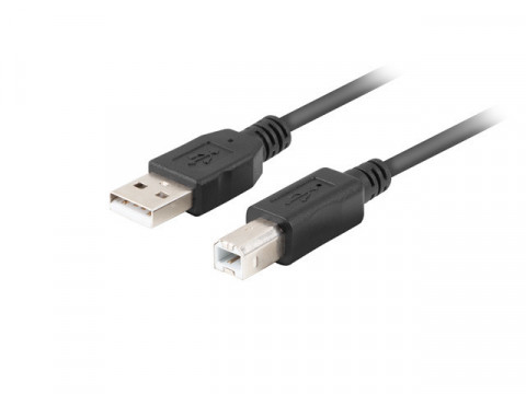 LANBERG KABEL USB-A->USB-B M/M 2.0 1M FERRYT BOX - Galeria zdjęcie 2