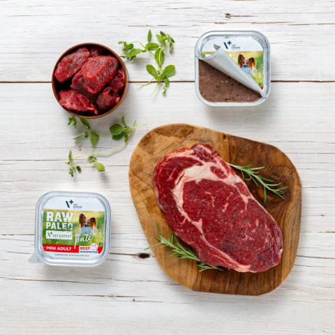 VET EXPERT Raw Paleo Pate Mini Adult Wołowina - mokra karma dla psa - 150g - Galeria zdjęcie 3