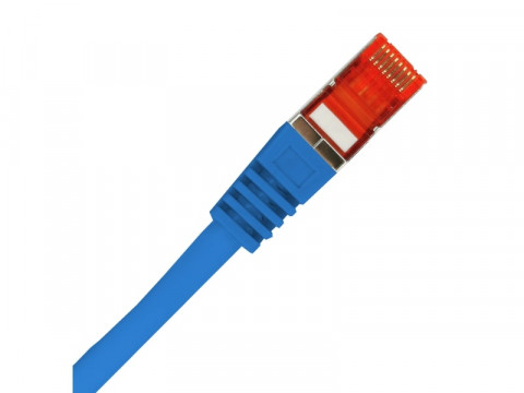 ALANTEC PATCH-CORD F/UTP KAT.6 PVC 0.5M NIEBIESKI - Galeria zdjęcie 3