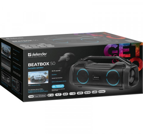 DEFENDER GŁOŚNIK BEATBOX 50 BLUETOOTH 50W 65950 - Galeria zdjęcie 2