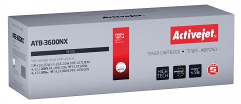 Activejet ATB-3600NX Toner do drukarek Brother; Zamiennik Brother TN3600XL; Supreme; 6000 stron; czarny) - Galeria zdjęcie 1
